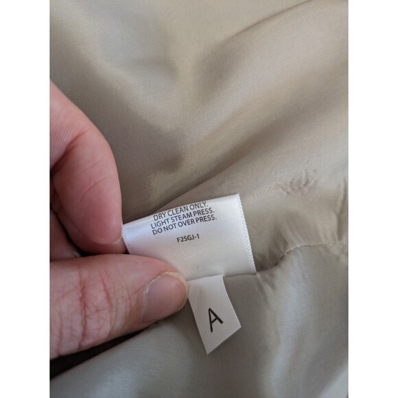 Eileen Fisher Silk Jacket 3X Champagne Mirage Jacquard Long Open Dressy Boxy - Picture 8 of 12